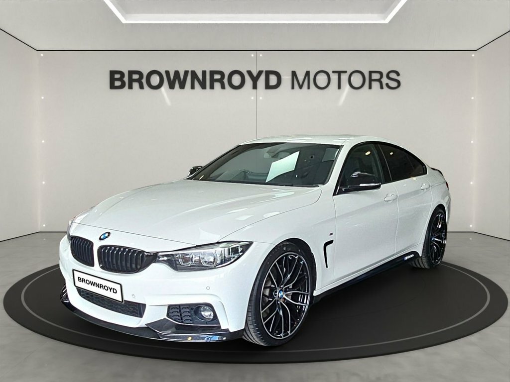BMW 4 Series Gran Coupe 3L M Sport White #2