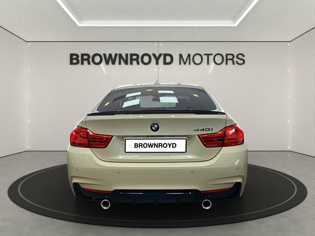 BMW 4 Series Gran Coupe 3L M Sport White #4