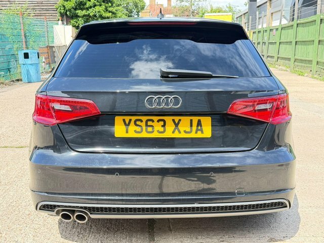 Audi A3 2.0 Tdi S Line Sportback S Tronic Quattro Euro 6 Black #4