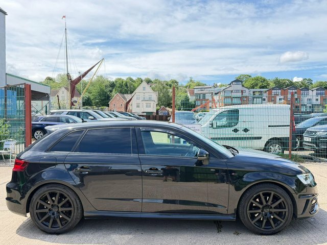 Audi A3 2.0 Tdi S Line Sportback S Tronic Quattro Euro 6 Black #2
