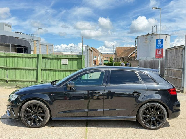 Audi A3 2.0 Tdi S Line Sportback S Tronic Quattro Euro 6 Black #5