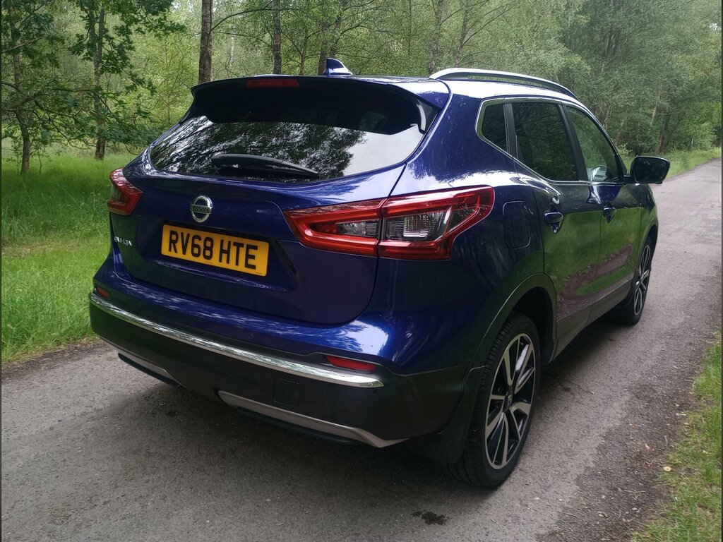 Nissan Qashqai 1.3 Dig-t Tekna Dct Euro 6 Ss RV68HTE Blue #5