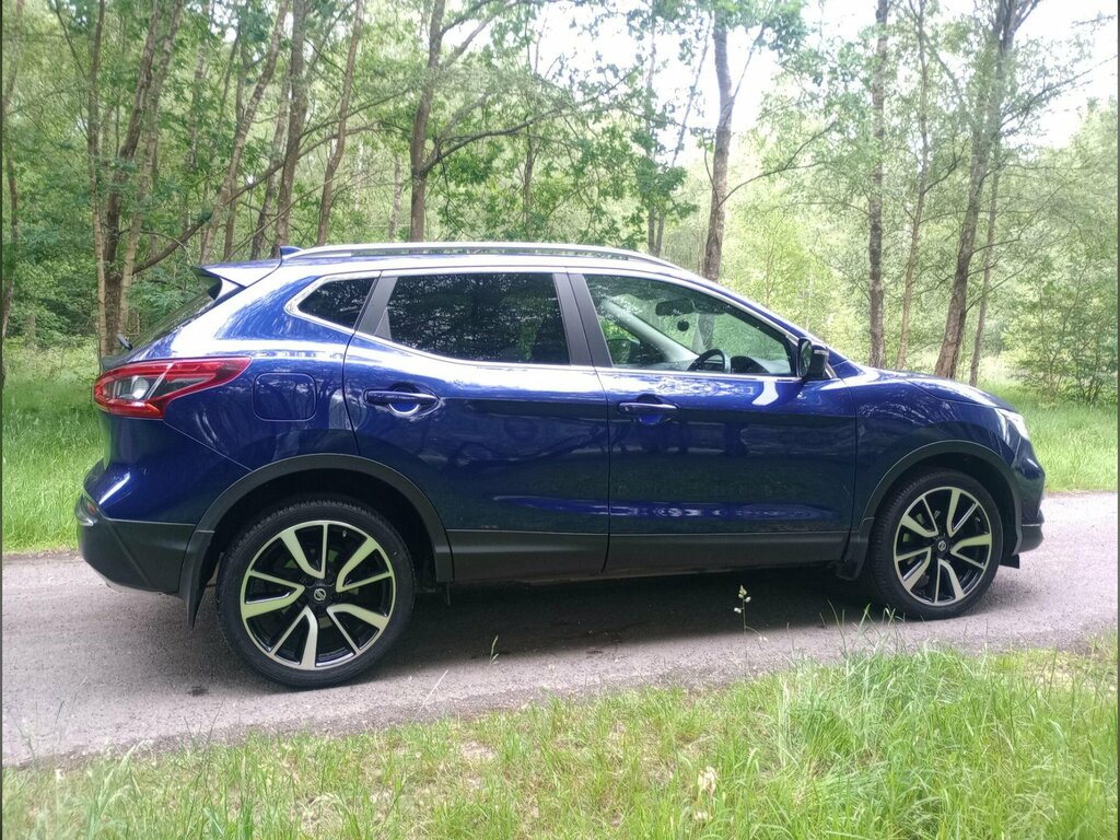 Nissan Qashqai 1.3 Dig-t Tekna Dct Euro 6 Ss RV68HTE Blue #6