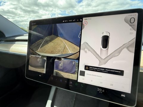 Tesla Model 3 Model 3 Long Range Rwd White #25