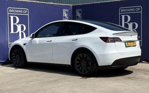 Tesla Model Y Dual Motor Performance White #6