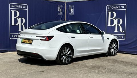 Tesla Model 3 Saloon 4dr Electric White #4