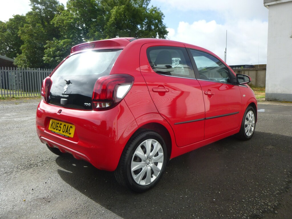Peugeot 108 1.0 Active Soft Top Edition Euro6 Ulez 20 R Tax KU65OAC Red #5