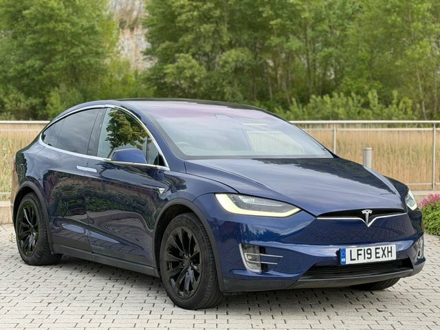 Tesla Model X Dual Motor Suv Blue #5