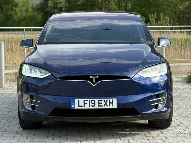 Tesla Model X Dual Motor Suv Blue #6