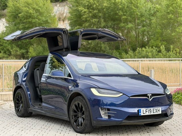 Tesla Model X Dual Motor Suv Blue