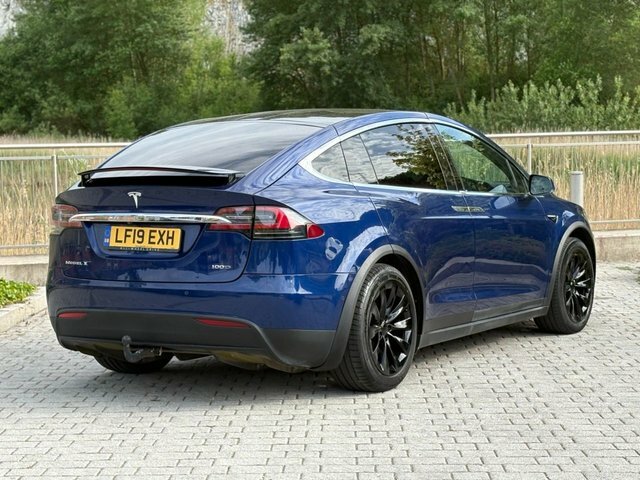 Tesla Model X Dual Motor Suv Blue #3