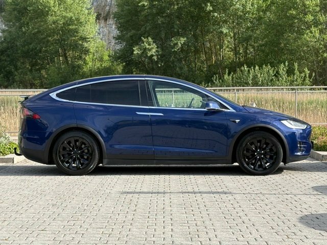 Tesla Model X Dual Motor Suv Blue #4