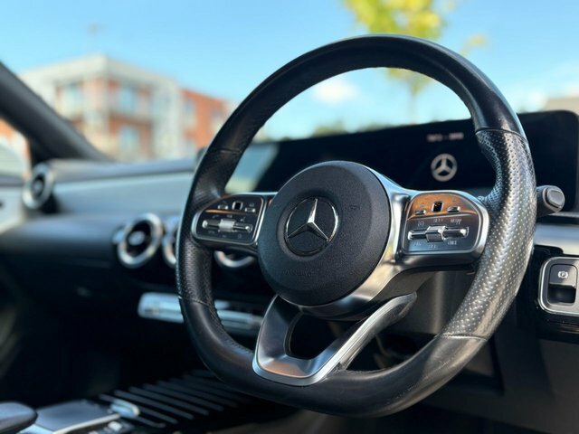 Mercedes-Benz CLA Class Cla220d Amg Line Coupe GV21LVN White #2