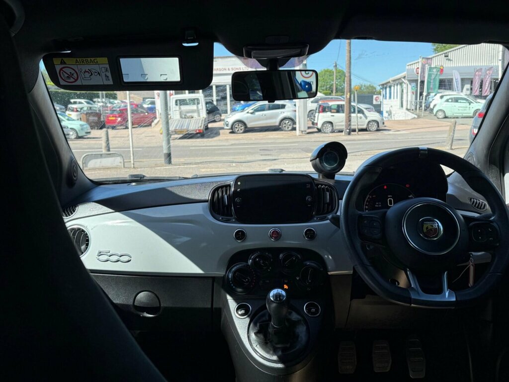 Abarth 500 Hatchback White #26