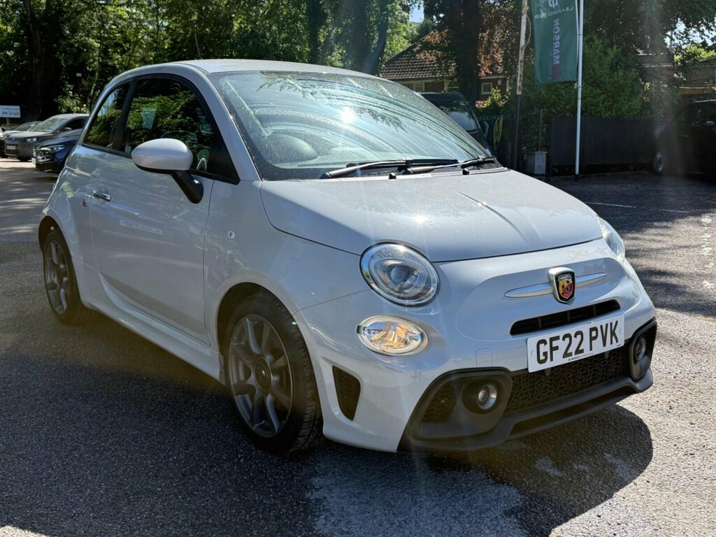 Abarth 500 Hatchback White #7