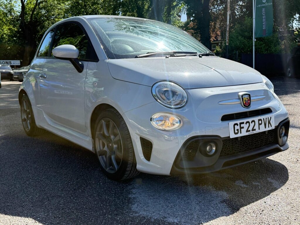 Abarth 500 Hatchback White #8