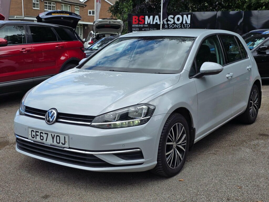 Volkswagen Golf 1.6 Tdi Se Nav Dsg Euro 6 Ss Silver #3