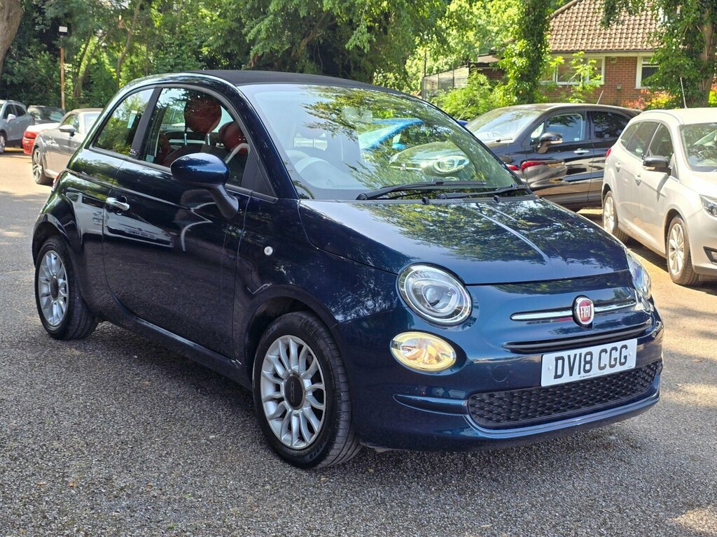 Fiat 500C 1.2 Eco Pop Star Euro 6 Ss Blue