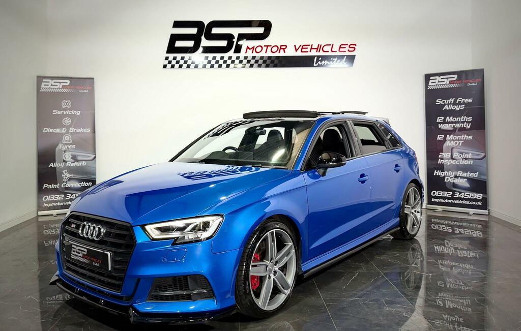 Audi S3 Audi S3 2019 69 Reg 2.0 Tfsi Black Edition Sport Blue #2
