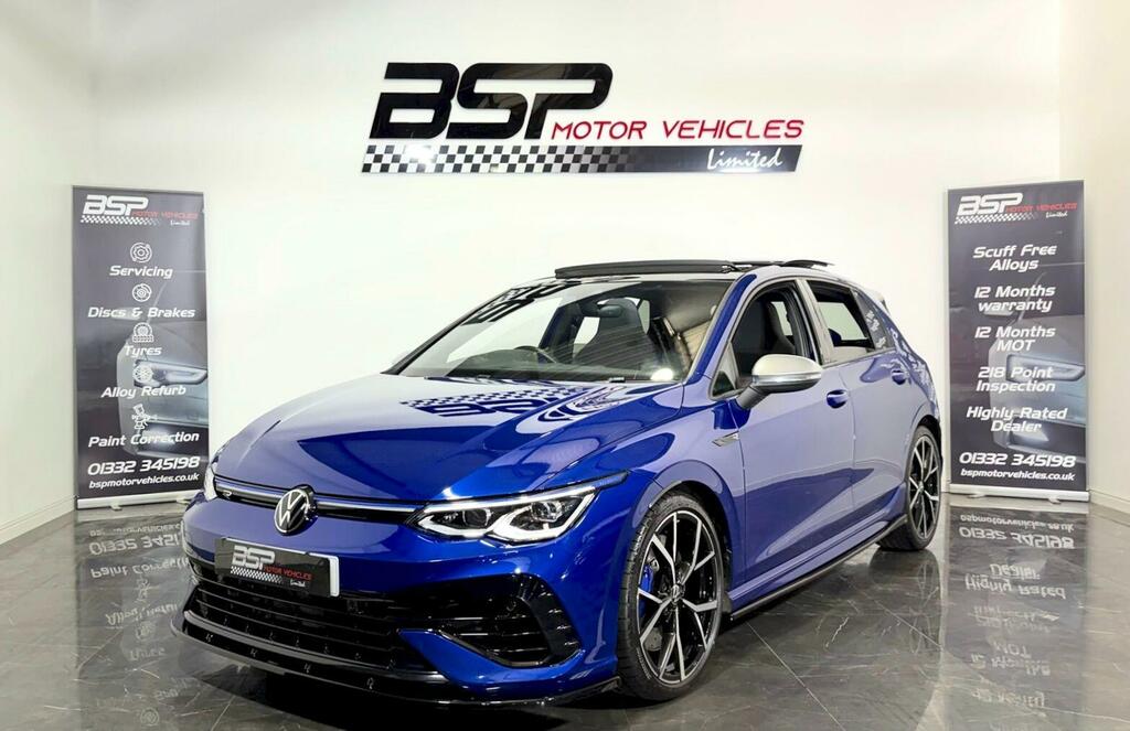 Volkswagen Golf Volkswagen Golf 2023 23 Reg 2.0 Tsi R Dsg 4Motio SM23OKV Blue #3