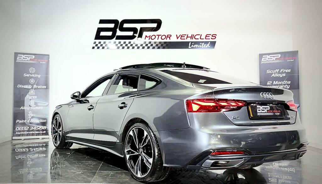 Audi A5 Audi A5 2021 21 Reg 2.0 Tdi 35 Edition 1 Sportba Grey #3