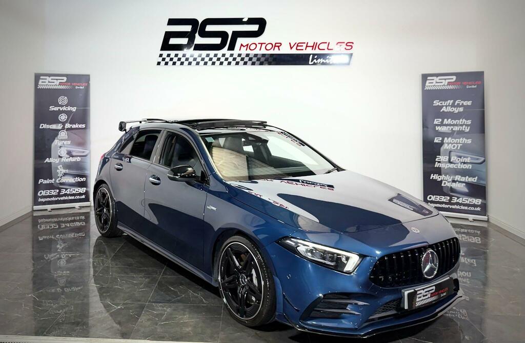 Mercedes-Benz A Class Mercedes-benz A Class 2021 21 Reg 2.0 A35 Amg P Blue