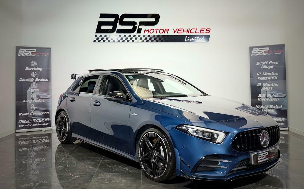 Mercedes-Benz A Class Mercedes-benz A Class 2021 21 Reg 2.0 A35 Amg P Blue #5