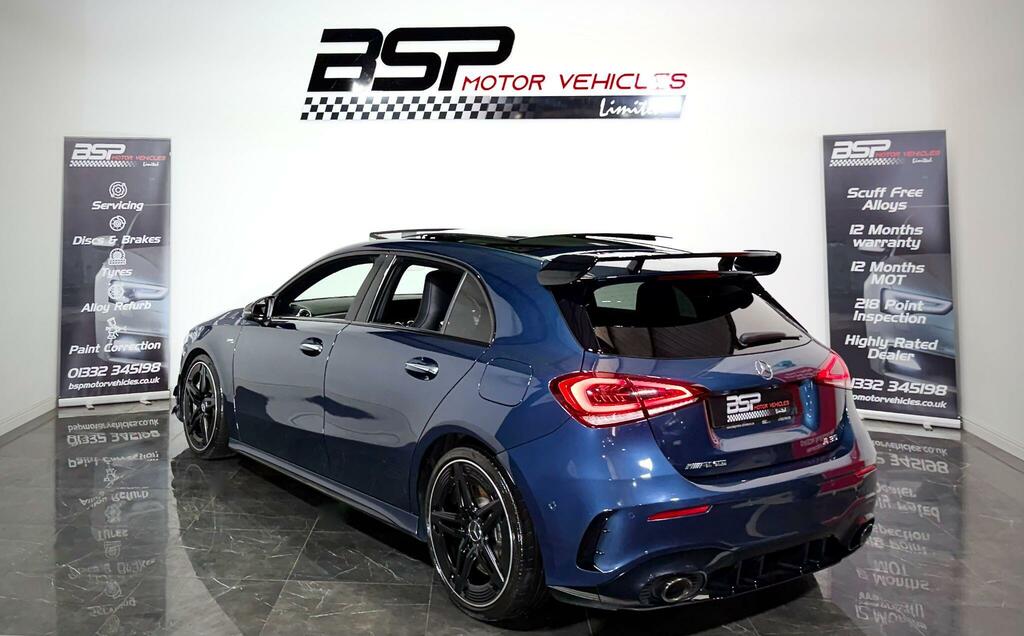 Mercedes-Benz A Class Mercedes-benz A Class 2021 21 Reg 2.0 A35 Amg P Blue #3