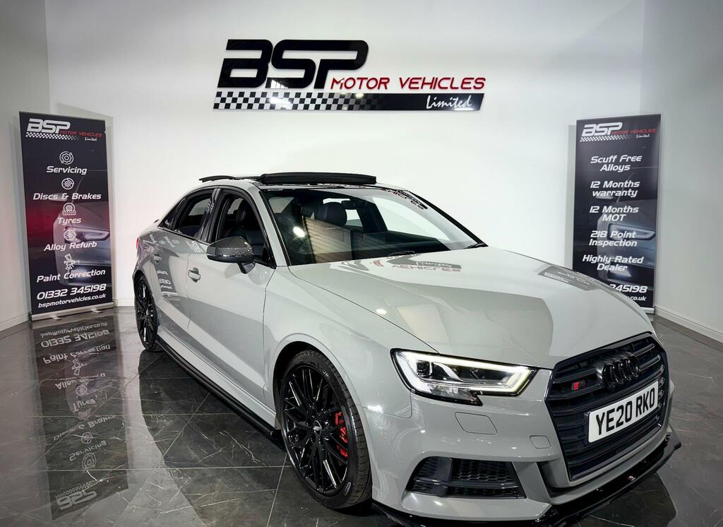 Audi S3 Audi S3 2020 20 Reg 2.0 Tfsi Black Edition S Tro Grey #6