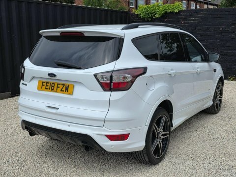 Ford Kuga 2.0 Tdci Ecoblue FE18FZW White #4