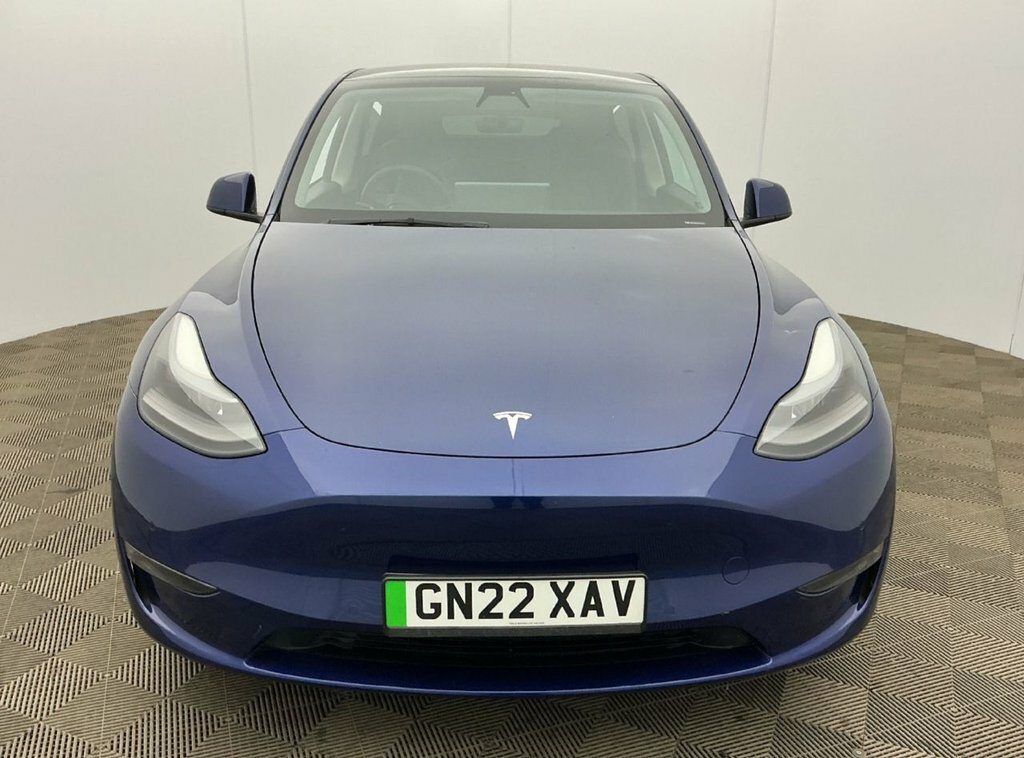 Tesla Model Y Suv Blue #4