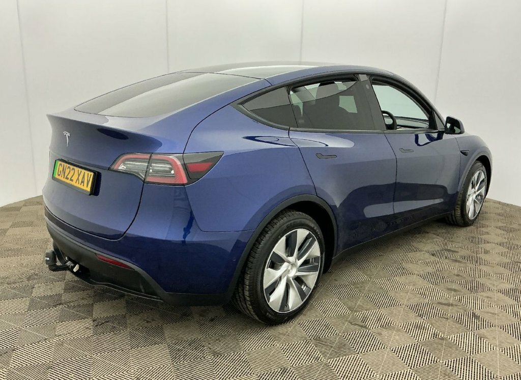 Tesla Model Y Suv Blue #3