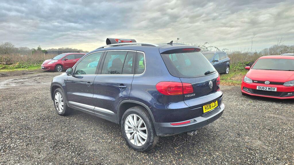 Volkswagen Tiguan 2.0 Tdi Bluemotion Tech Match Edition Dsg 4Wd Euro HX16LZG Blue #4