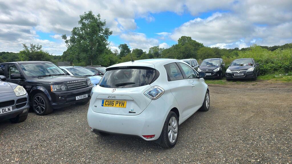 Renault Zoe Dynamique Nav 22Kwh Battery Lease 92 Bhp White #9