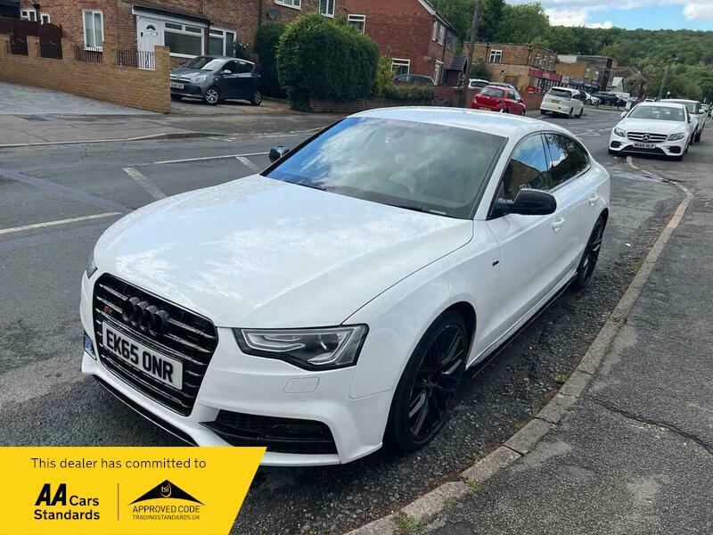 Audi A5 2.0 Tfsi Black Edition EK65ONR White #3