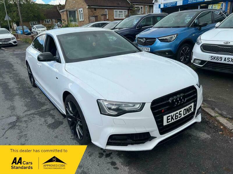 Audi A5 2.0 Tfsi Black Edition EK65ONR White #5