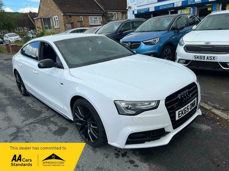 Audi A5 2.0 Tfsi Black Edition EK65ONR White #6