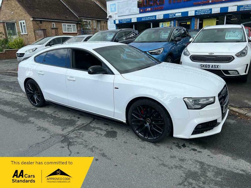 Audi A5 2.0 Tfsi Black Edition EK65ONR White #4