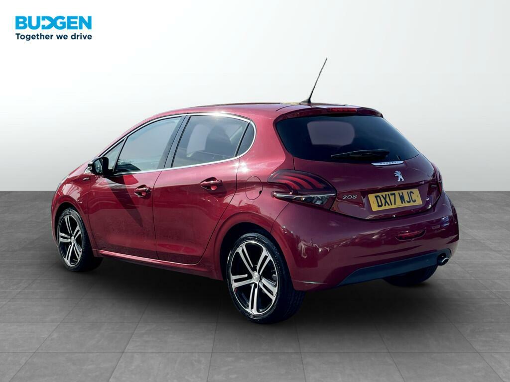 Peugeot 208 1.2 Puretech Gt Line Euro 6 Ss DX17WJC Red #4
