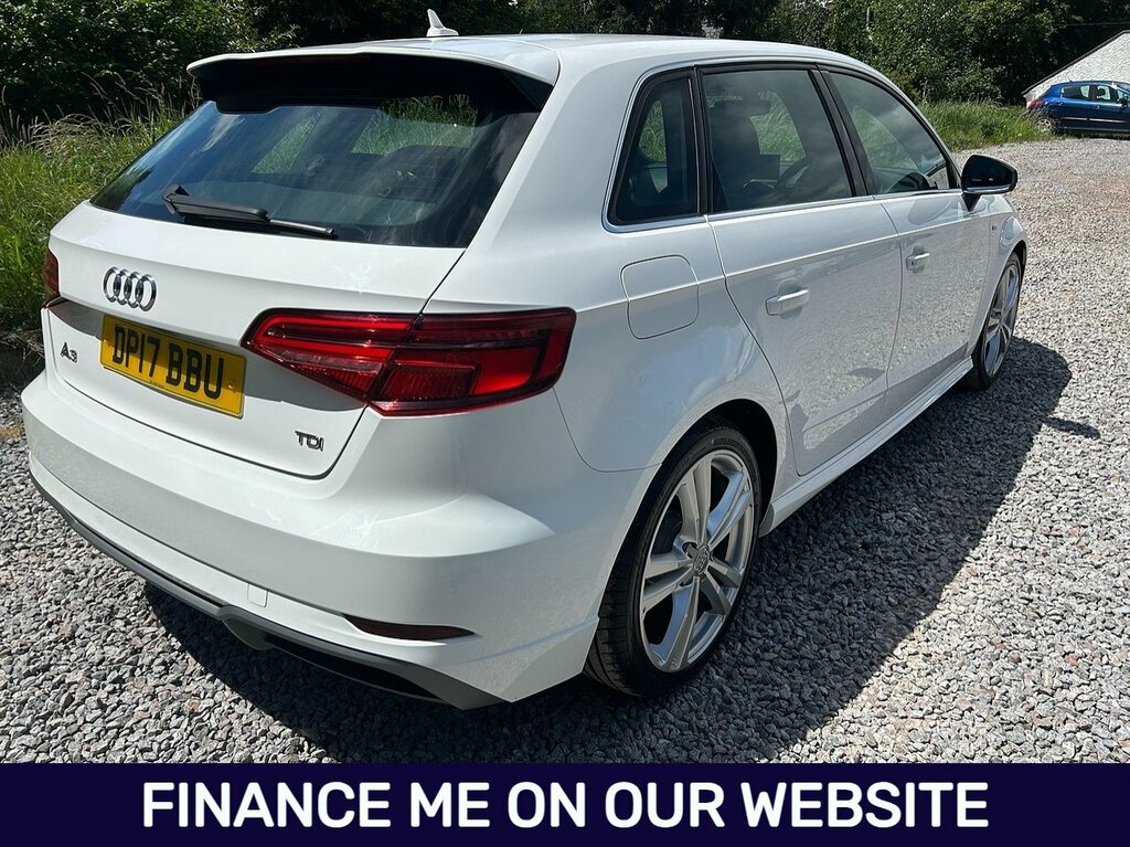 Audi A3 Tdi S Line White #6