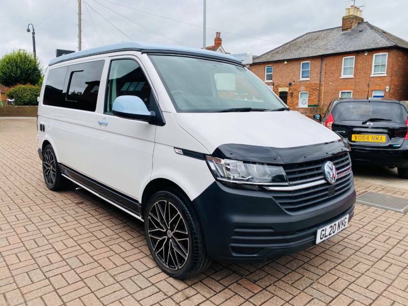 Volkswagen Campervan 2020 Vw Transporter T6.1 Swb Camper King St Tropez White #4