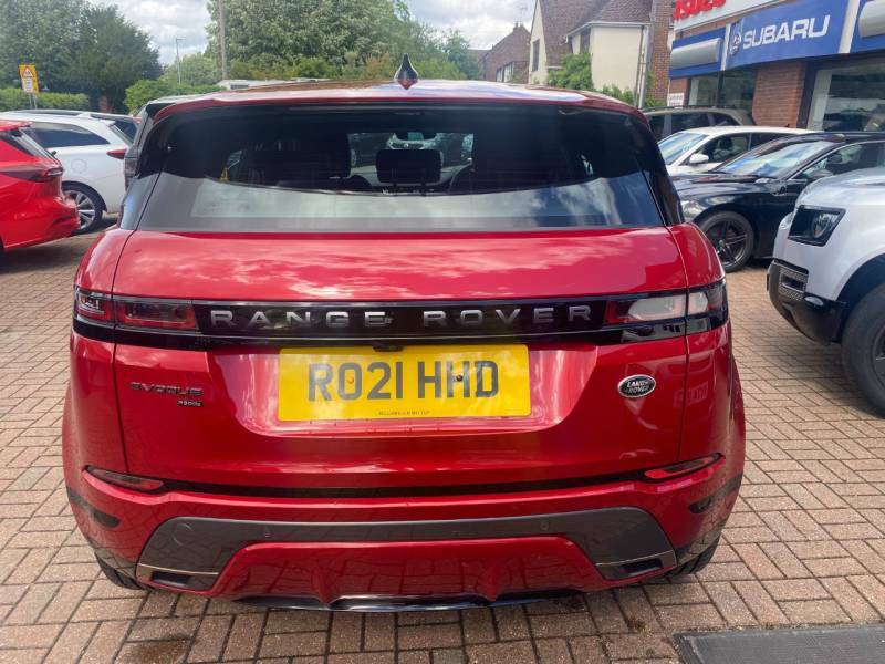 Land Rover Range Rover Evoque 1.5 P300e R-dynamic S - 2021 21 RO21HHD Red #4