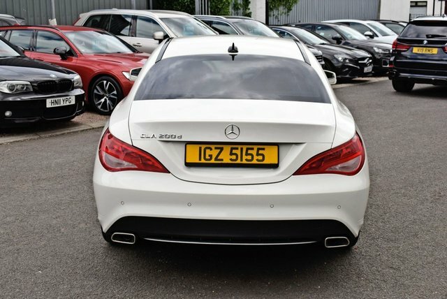 Mercedes-Benz CLA Class 2.1 Cla200d Sport Coupe 7G-dct Euro 6 White #5