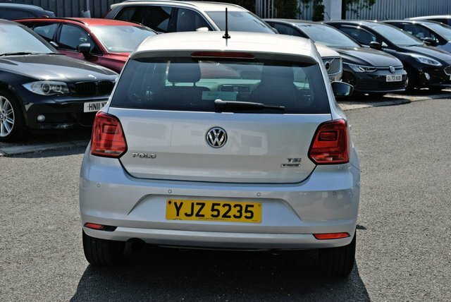Volkswagen Polo 1.2 Tsi Bluemotion Tech Match Hatchback YJZ5235 Silver #5