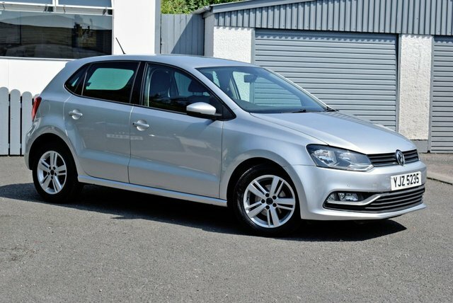Volkswagen Polo 1.2 Tsi Bluemotion Tech Match Hatchback YJZ5235 Silver #2