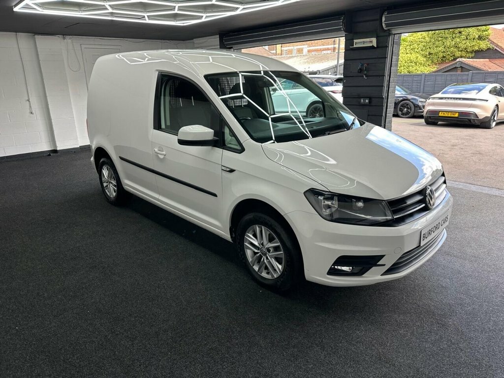 Volkswagen Caddy 2.0 Tdi Bluemotion Tech Startline Van White #11