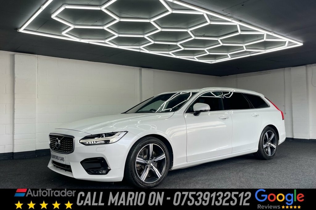 Volvo V90 2L R-design Pro White