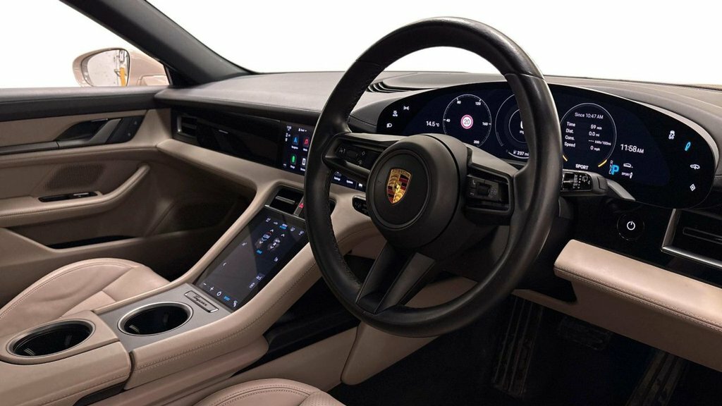 Porsche Taycan Estate Beige #3