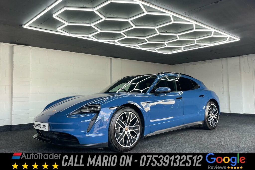 Porsche Taycan Estate RX22YGE Blue