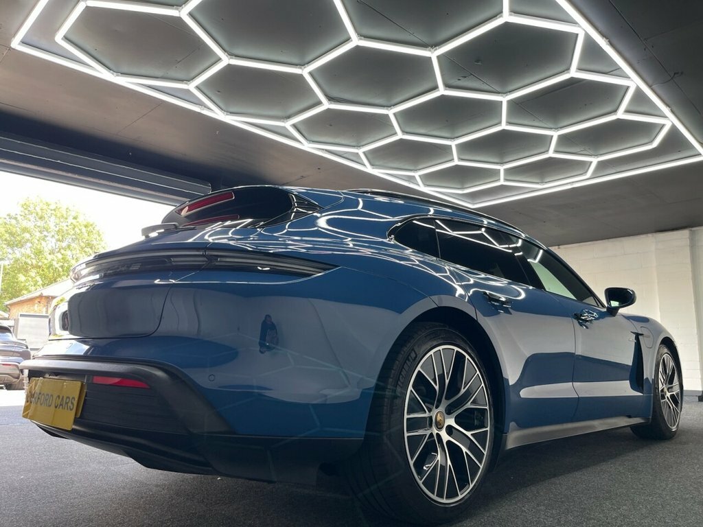 Porsche Taycan Estate RX22YGE Blue #5